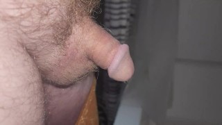 close up -  small cock pissing
