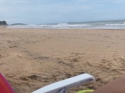 Preview 2 of CUM IN MOUTH MY STEPSIS IN PUBLIC ON BEACH