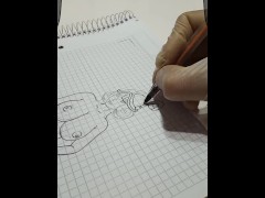 Drawing the musketeer girl 🔥(N.P.B VOL.2)