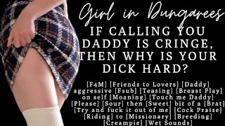 Bratty Sub Cums On Your Cock ASMR Slut Calls You Daddy Until You Fuck Her