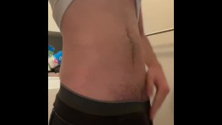 Straight guy showing you his meat