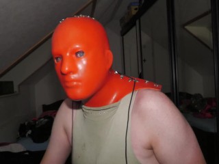 Heavy Bondage Face Mask made of Heavy Rubber