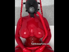Red sniff dildo