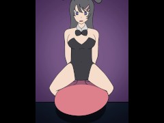 BUNNY GIRL SENPAI ON BIG TOY - Screenshot 2 of 16 - Animated