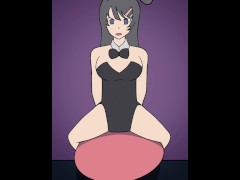 BUNNY GIRL SENPAI ON BIG TOY - Screenshot 7 of 16 - Animated