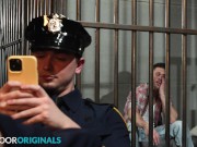 Preview 2 of Bitchy Cop Flip Fucks Jailed Daddy - Roman Todd, Masyn Thorne - NextDoorStudios