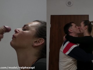 Lucky Cucky : a Kiss with my Husband after a Hard Day at Work 4k