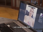Preview 3 of SHAME4K. Blonde mature was caught streaming nude and seduced by student