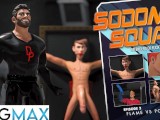 Sodomie Squad - Bataille de super-héros gay baise le mal beau-frère pour sauver Fucktropolis