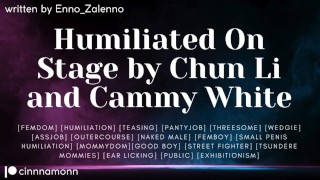 Humilié sur scène par Chun Li et Cammy White | JEU DE RÔLE FF4M ASMR Audio | Inspiré de la rue figter