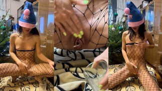 我在圣诞节为圣诞老人喷的第一口水