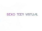 Preview 3 of Pink Peruvian teen transports to virtual reality and fucks with her favorite Inkasex actor