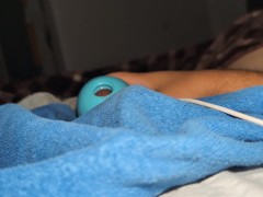 Cumming after hard day relaxing cum