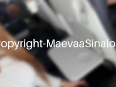Maevaa Sinaloa - Pipe risquée dans l’avion, je le fais jouir dans ma bouche en plein vol - Screenshot 15 of 16 - Airplane Challenge