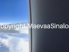Maevaa Sinaloa - Pipe risquée dans l’avion, je le fais jouir dans ma bouche en plein vol - Screenshot 8 of 16 - Airplane