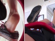Preview 5 of Lick The Fresh Workout Sweat From My Feet and Ass