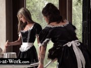 Preview 1 of Lesbian sex with a sexy MAID