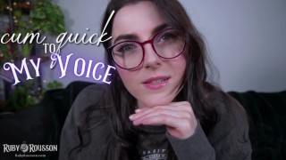 PRÉ-VISUALIZAÇÃO: Cum Quick to My Voice - Ruby Rousson