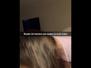 Preview 4 of Türkin wird nach Club in Frankfurter Hotel ohne Gnade durchgefickt auf Snapchat