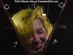 Genesis put on St Andrew's Cross and flogged