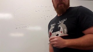 Buff Teacher 69s and Eats His Creampie at the End