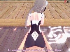Rita Rossweisse Full pov | Maid fucking in the hotspring | Honkai Impact 3