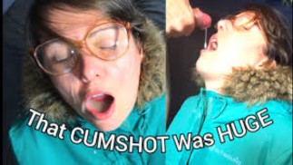 Огромный камшот во рту чуть не заставил меня захлебнуться!