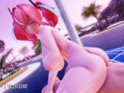 Preview 6 of Azur Lane - Busty Bremerton Reverse Riding