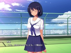 【#01 円交少女 〜陸上部ゆっきーの場合〜 実況(体験版)】真面目な褐色巨乳J〇と金髪爆乳J〇が援交でダブルフェラすることになり・・(援助交際ノベルエロゲー hentai game） - Screenshot 1 of 16 - エロゲ実況
