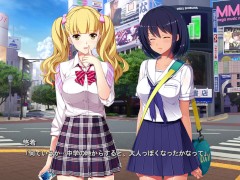 【#01 円交少女 〜陸上部ゆっきーの場合〜 実況(体験版)】真面目な褐色巨乳J〇と金髪爆乳J〇が援交でダブルフェラすることになり・・(援助交際ノベルエロゲー hentai game） - Screenshot 8 of 16 - Hentai Bigtits