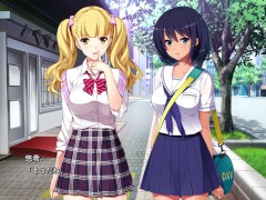 【#01 円交少女 〜陸上部ゆっきーの場合〜 実況(体験版)】真面目な褐色巨乳J〇と金髪爆乳J〇が援交でダブルフェラすることになり・・(援助交際ノベルエロゲー hentai game） - Screenshot 9 of 16 - Hentai Gameplay
