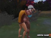 Preview 3 of GAY HENTAI PORN #1: HOT BACKLESS FUCK WITH A MONSTER DICK - UNCENSORED GAY ANIMATED