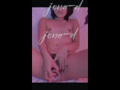 Fake penis masturbation, continuous orgasm! Tidal blowing
