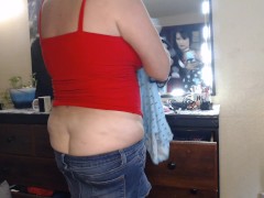 Sagging My Jean Shorts