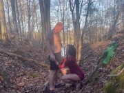 Preview 4 of Public sex on a lake trail