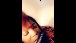 Bbw Sucking dick deepthroat head practice