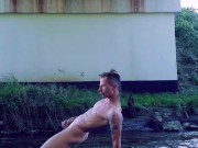 Preview 6 of I had fun bathing naked in a river (slo-mo for sexier effect)