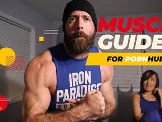 Screen Capture of Video Titled: Do you want to build MUSCLE? Strength Training + Squirts = GAINS (LOL)