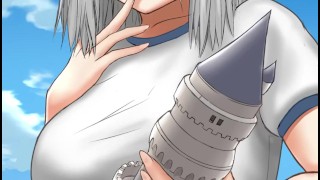 Giantess Invasion Event Silver Haired Girl Finishing