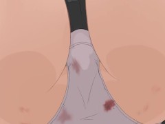 Size Matters - School - Green Haired Girl Butt Crush Event