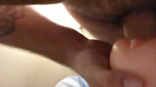 CLOSE-UP: Dad Bod Italian-American fucks Tiny Toy with Thick Cock