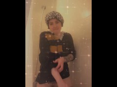 Bottomless Polo Shirt in Shower Play