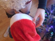 Preview 2 of Russian Santa fucked the girl under the christmas tree