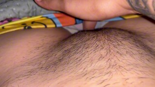 Morning Masturbation Before Going To Work With Long Hairs