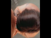 Preview 1 of Giving daddy head in the hot tub