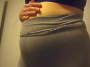 Preview 3 of Leggings Belly Stuffed Bump