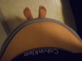 Bare Feet 'n' Big Belly POV