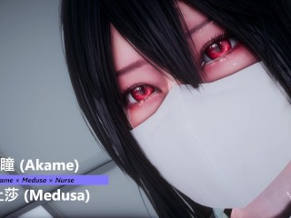 Akame × Medusa × Nurse
