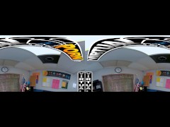 VIRTUALPORN- Busty Teacher Marica Chanelle Fucks Her Student Brick Danger's Brains Out