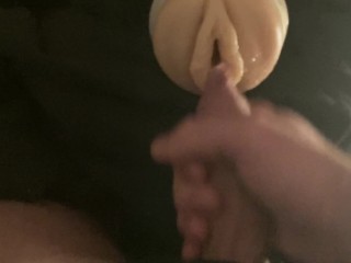 I Fuck her Big Blonde Pussy I Jerk off on her Wet Pussy
